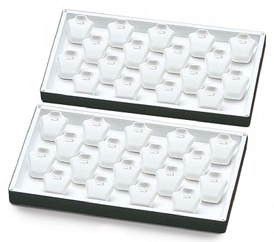 Magnetic Double Tray with 36 Pendant Inserts