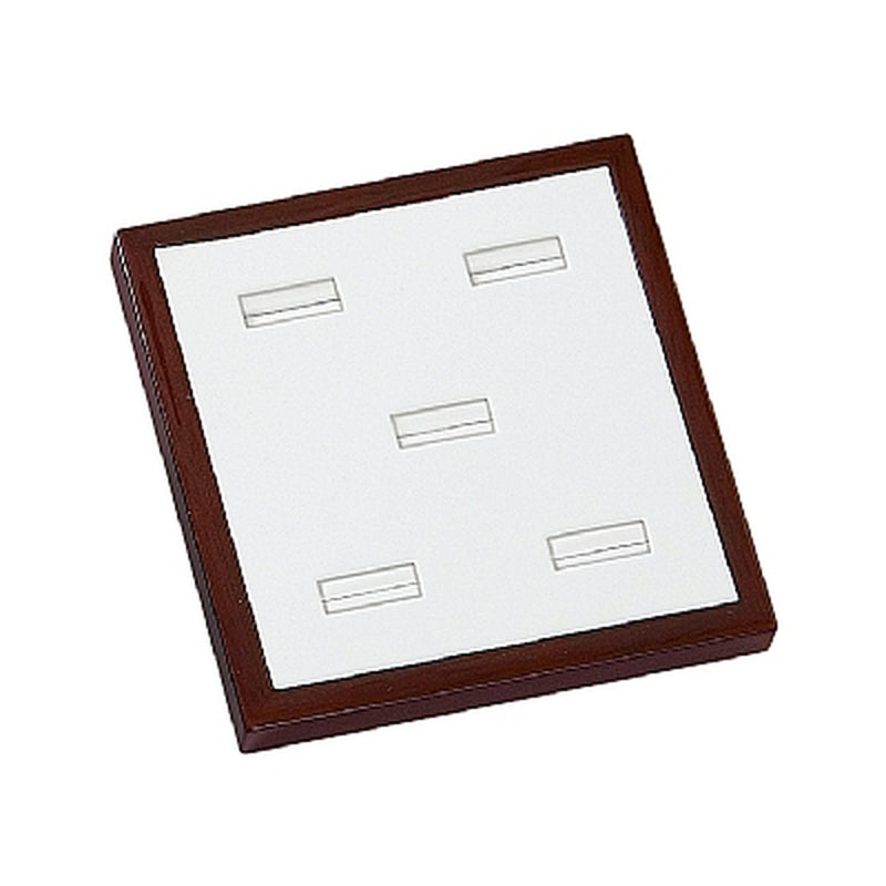 Leatherette & Wooden 5-Ring Pad