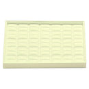 Stackable Leatherette Display Tray for 35 Rings