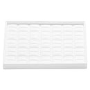 Stackable Leatherette Display Tray for 35 Rings