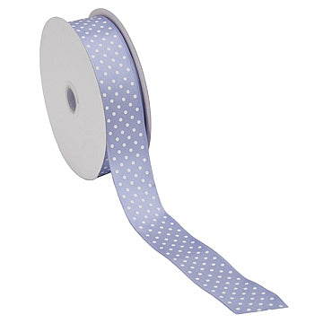 Wired Satin Dots Double Faced Ribbon