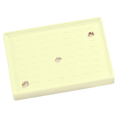 Stackable Leatherette Tray for 56 Rings