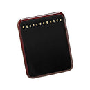 Leatherette with Wooden Trim 12 Chains Jewelry Display Stand