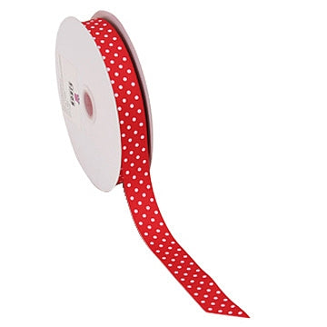 Grosgrain Dots Fabric Ribbon