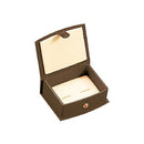 Textured Leatherette Cufflink Box