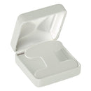 Leatherette French Clip Earring Box with Matching Leather Feel Inserts