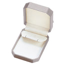 Velvet and Satin Clip Earring Box with Bow