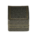 Leatherette Universal Box with Gold Accent and White Interior