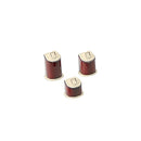 Leatherette & Wooden 3 Ring Display