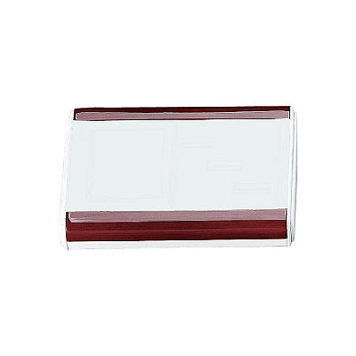Leatherette and Wooden Medium Display Tray