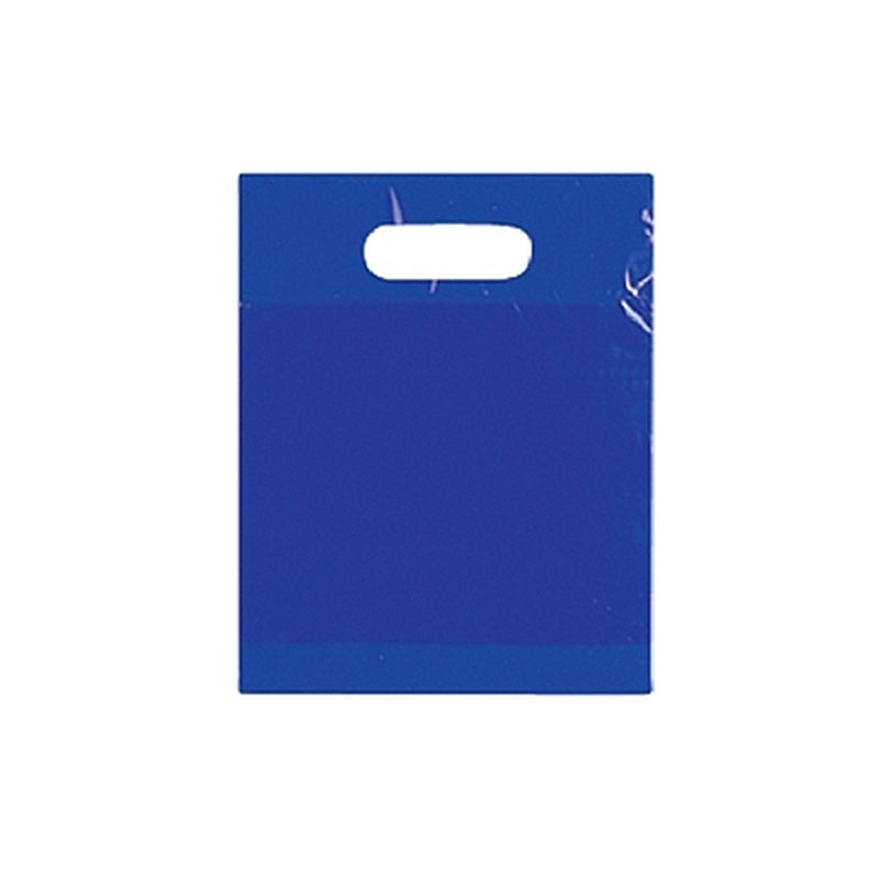 Royal Blue Double Die Cut Plastic Bag