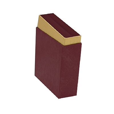 Two-tone Paper Standing Bangle Box with Gold Accent