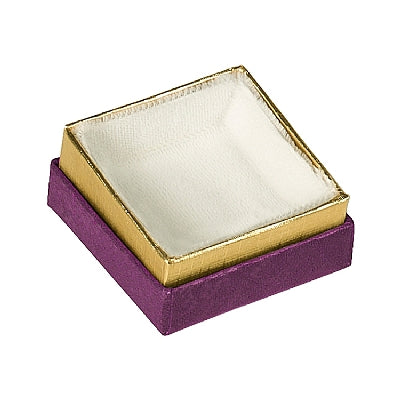 Two-tone Paper Small Universal Box with Gold Accent