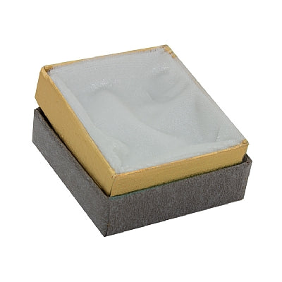 Two-tone Paper Large Universal Box with Gold Accent