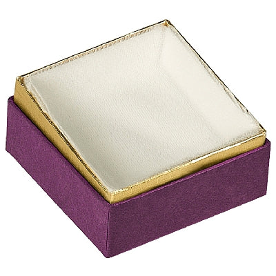 Two-tone Paper Large Universal Box with Gold Accent