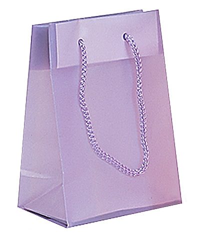 Frosted Plastic Bag with Rope Handles