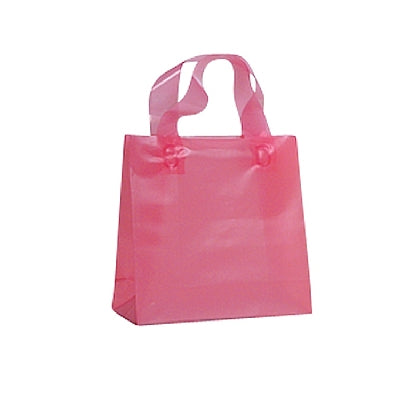 Frosted Plastic Bag with Soft Handles