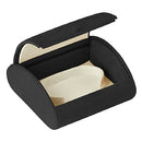 Suede Domed Bangle Box with White Suede Interior