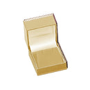 Leatherette Single Earring Box with Matching Insert and White Window