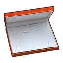 Lizard Skin Textured Leatherette Large Set Box with White Interior