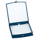 Lizard Skin Textured Leatherette Pearl Box with White Interior