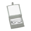 Lizard Skin Textured Leatherette Bangle Box with White Interior