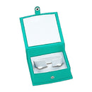 Lizard Skin Textured Leatherette Bangle Box with White Interior