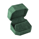 Clip Earring Box Wrapped and Lined with Rich Nova Suede