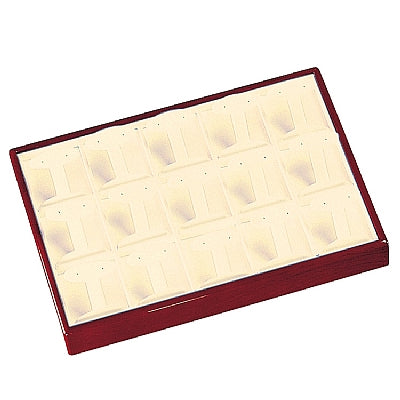 Genuine Wooden Tray with Earrings Inserts