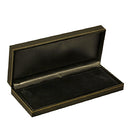 Paper Covered Small Pearl Box with Gold Accent