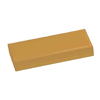 Paper Covered Small Pearl Box with Gold Accent