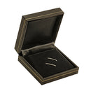 Paper Covered Tie Clip Box with Gold Accent