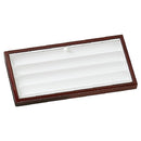 Leather & Wooden Bracelet Tray For 4