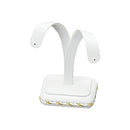 Leather Earring Display W- Rope Trimming