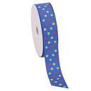 Grosgrain Multi-Colored Dot Ribbon