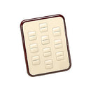 Leatherette and Wooden Jewellery 10 Rings Display Stand