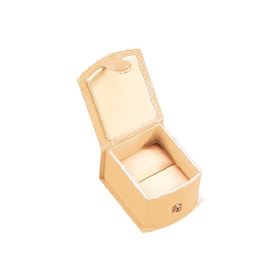 Textured Leatherette Single Ring Box