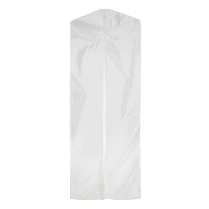 White and Clear Peva Garment Bag