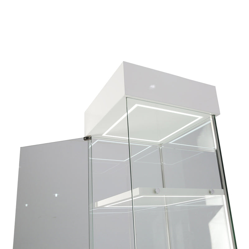 Glass Display Jewellery Showcase with LED Lighting System