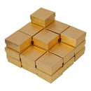 Silver and Gold Linen Cotton Filled Cardboard Box