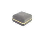 Velvet Tie Clip Box with Gold Rims and Matching Insert