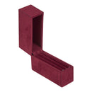 Vertical Large Hoop Box with Matching Suede Interior