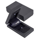 Black Wood Pop Box With Two LED Lights