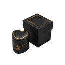 Leatherette Paper Covered  Heart Shaped Single Ring Box