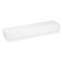 Rosewood Look Bracelet Box with White Leatherette Interior