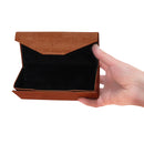 Foldable Triangular Case with Cork Texture