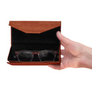 Foldable Triangular Case with Cork Texture