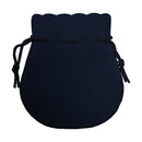 Round Suedine Pouch