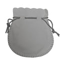 Round Suedine Pouch