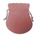 Round Suedine Pouch